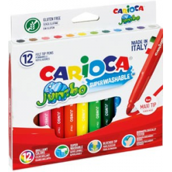 Pisaki Carioca Jumbo - 12 kolorów