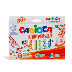 Pisaki stemple Carioca Stemperello - 12 kolorów