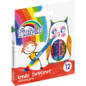 Kredki świecowe Fiorello - 12 kolorów