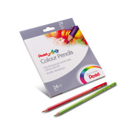Kredki ołówkowe Pentel CB8 - 24 kolory
