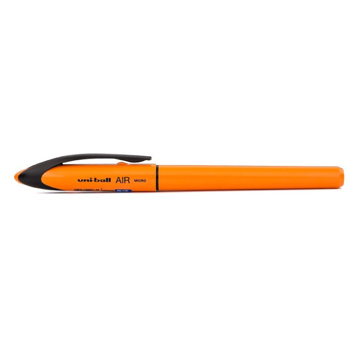 Pióro kulkowe Uni UBA-188EL-M AIR Micro - pomarańczowe, wkład niebieski