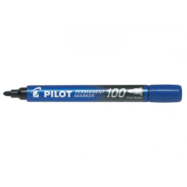 Marker permanentny Pilot SCA-100 okrągły - niebieski
