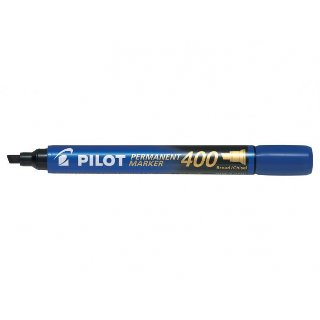 Marker permanentny Pilot SCA-400 ścięty - niebieski