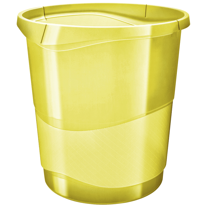 Kosz na śmieci Esselte Colour'Ice 14l - żółty