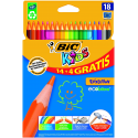 Kredki ołówkowe Bic Kids Evolution  - 18 kolorów