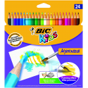 Kredki ołówkowe Bic Kids Aquacouleur  - 24 kolory