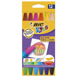 Kredki pastele olejne Bic Kids Oil Pastel - 12 kolorów