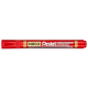 Marker permanentny Pentel N860 ścięty - czerwony
