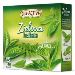 Herbata Big-Active Pure Green zielona 40t