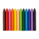 Kredki świecowe Bic Kids Plastidecor Triangle  - 12 kolorów
