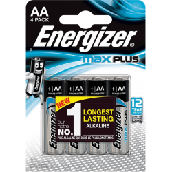 Bateria Energizer Max Plus AA / LR6 - 4szt.