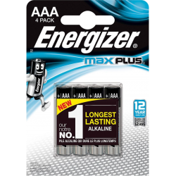 Bateria Energizer Max Plus AAA / LR3 - 4szt.