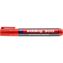 Marker permanentny Edding 300 - czerwony