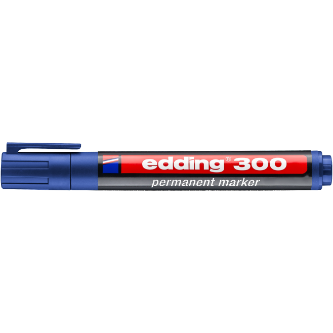 Marker permanentny Edding 300 - niebieski