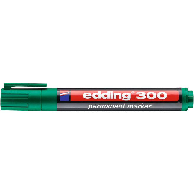 Marker permanentny Edding 300 - zielony