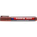 Marker permanentny Edding 300 - brązowy