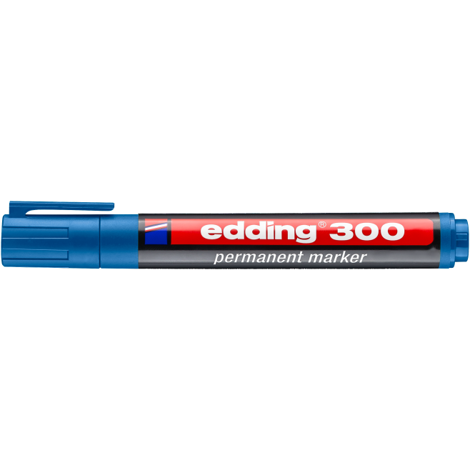 Marker permanentny Edding 300 -jasnoniebieski