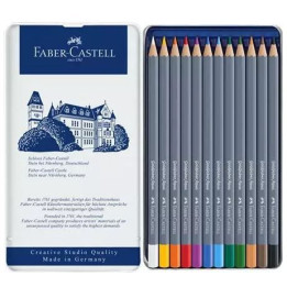 Kredki akwarelowe Faber-Castell Goldfaber Aqua - 12 kolorów