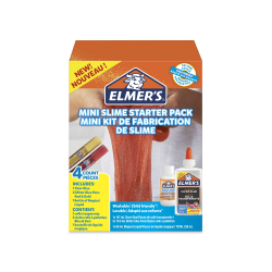 Zestaw kreatywny Elmer's Slime mini - 1 klej przezroczysy + 1 aktywator + 2 kleje brokatowe
