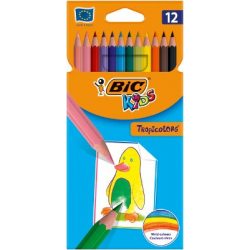 Kredki ołówkowe Bic Kids Tropicolors  - 12 kolorów