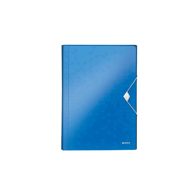 Teczka z 6 przegródkami Leitz WOW - niebieska