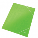 Teczka kartonowa z gumką Leitz WOW - zielona