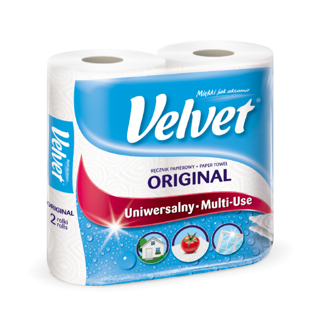 Ręcznik papierowy Velvet - 2 rolki