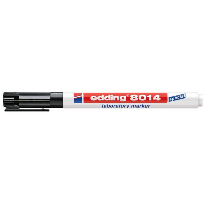 Marker Edding 8014 laboratoryjny 1mm - czarny
