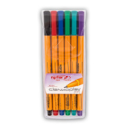 Cienkopisy Rystor RC04 - etui 4 kolory