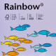 Papier kolorowy Rainbow A4 80g/500ark., nr 60 - fioletowy