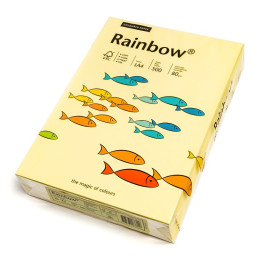Papier kolorowy Rainbow A4 80g/500ark., nr 12 - żółty jasny