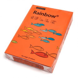 Papier kolorowy Rainbow A4 80g/500ark., nr 26 - pomarańczowy ciemny