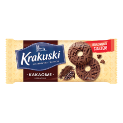 Ciastka Krakuski Deserowe kakaowe 163g
