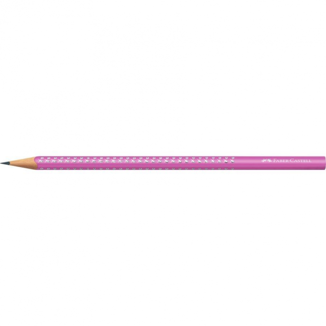 Ołówek grafitowy Faber Castell Sparkle - różowy