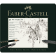 Zestaw ołówków i grafitów Faber-Castell Pitt Graphite - 19 elementów