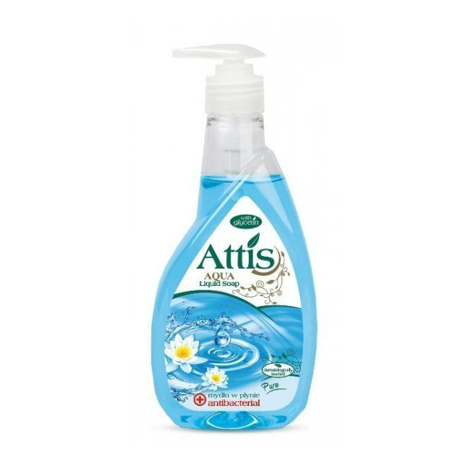 Mydło w płynie Attis 400ml Aqua antybakteryjne
