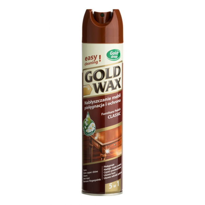Spray do mebli Gold Wax Classic