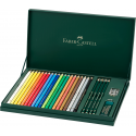Kredki ołówkowe Faber-Castell Polychromos - 20 kolorów + akcesoria