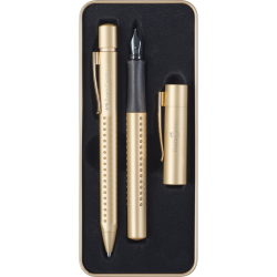 Pióro i długopis Faber Castell Grip 2011 - kolor złoty