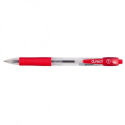 Długopis d.rect 294 0,7 mm - czerwony