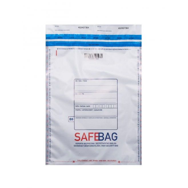 Koperta bezpieczna SafeBag B5 rozmiar 200 x 260  mm