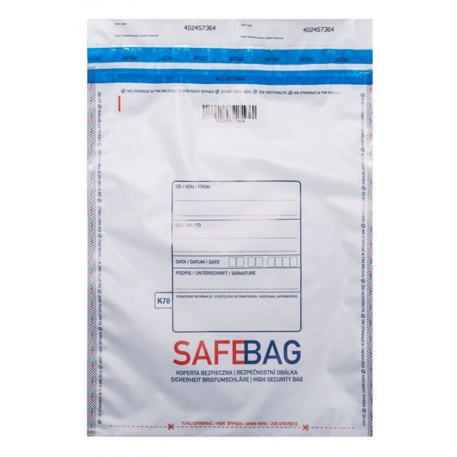 Koperta bezpieczna SafeBag K70 rozmiar 160x245  mm