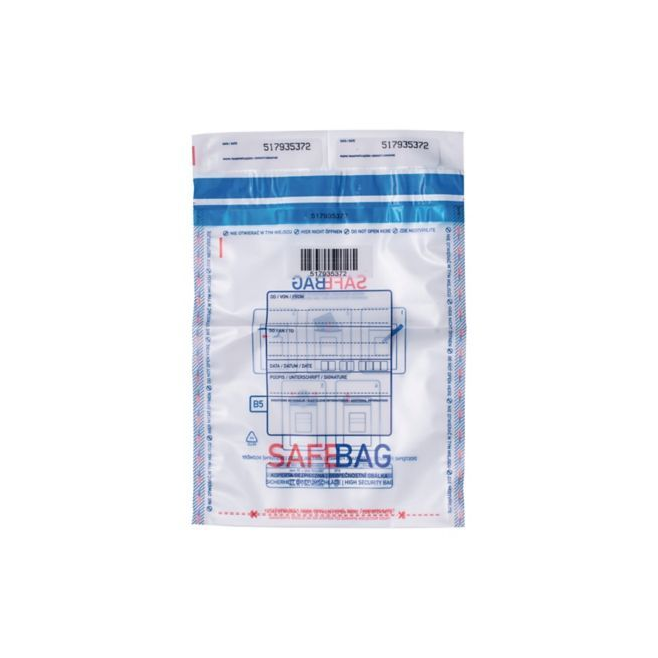 Koperta bezpieczna transparentna SafeBag B5 rozmiar 200 x 260  mm