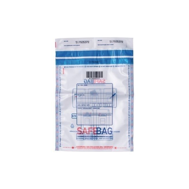 Koperta bezpieczna transparentna SafeBag K70 rozmiar 160 x 245  mm