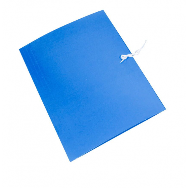Teczka wiązana Emerson - A4 - 300g - niebieska