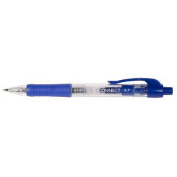 Długopis automatyczny Q-Connect 1mm- niebieski