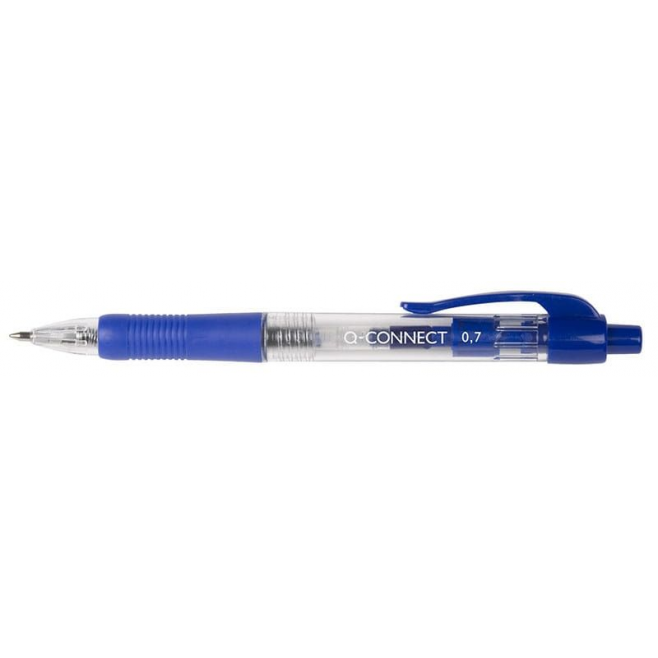 Długopis automatyczny Q-Connect 1mm- niebieski