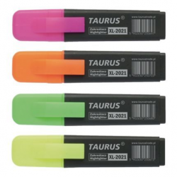 Zakreślacz Eko Taurus- komplet, 4 kolory