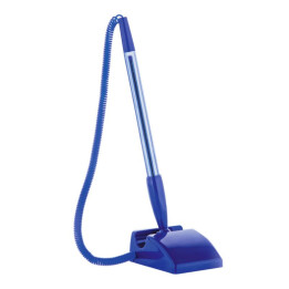 Długopis na sprężynce Tetis KD710-NN - 0,7 mm - niebieski