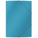 Teczka kartonowa z gumką Leitz Cosy A4 - niebieski